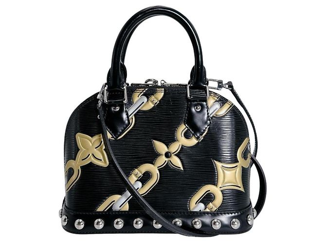 Borsa a Spalla Louis Vuitton Alma BB Nero - vista 2