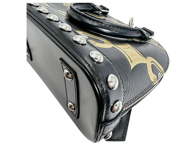 Borsa a Spalla Louis Vuitton Alma BB Nero - vista 5