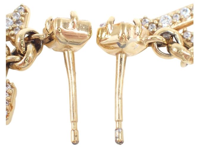 Orecchini a lobo placcati oro Louis Vuitton D'oro - vista 6