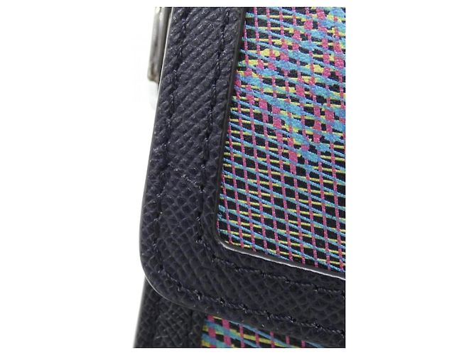 Borsa a tracolla Louis Vuitton Monogram LV Pop Dauphine Mini Blu - vista 10