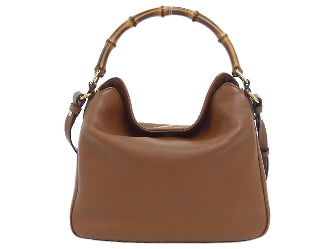 Borsa a Spalla Gucci DIANA Marrone - vista 2