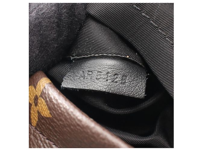 Zaino/Borsa Louis Vuitton Palm Springs Mini Monogram Marrone Nero Monogramma - vista 5