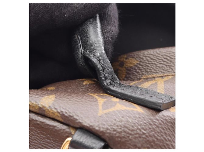 Louis Vuitton Palm Springs Mini Monogram Rucksack/Handtasche Braun Schwarz Monogramm - Ansicht 7