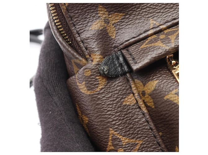 Louis Vuitton Palm Springs Mini Monogram Rucksack/Handtasche Braun Schwarz Monogramm - Ansicht 8