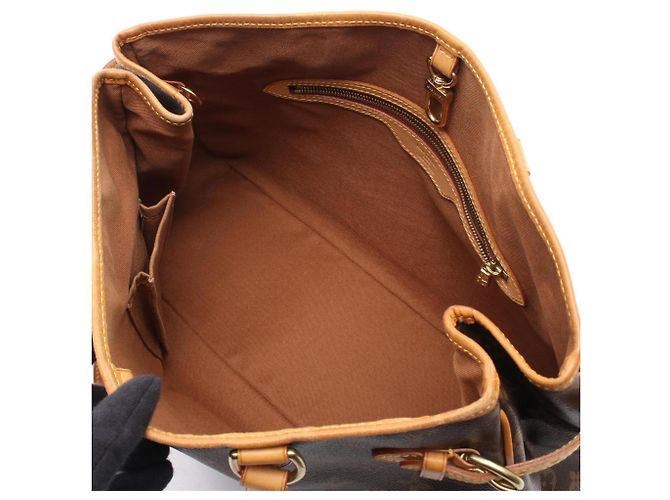 Borsa a tracolla Louis Vuitton Batignolles Horizontal Marrone Monogramma - vista 3