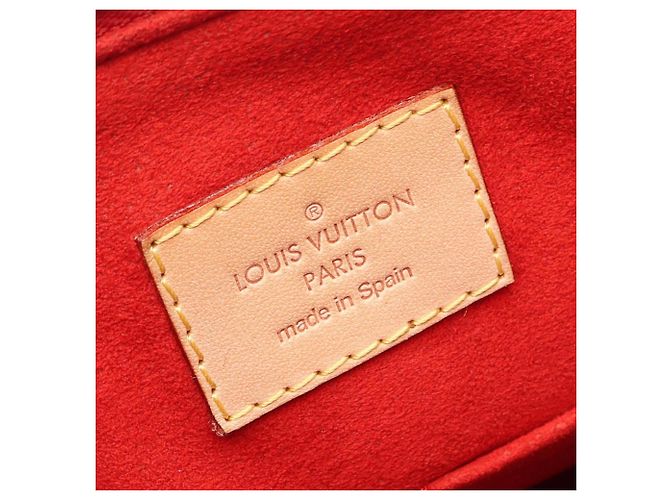 Borsa 2-Way Louis Vuitton Pallas Marrone Rosso Monogramma - vista 4