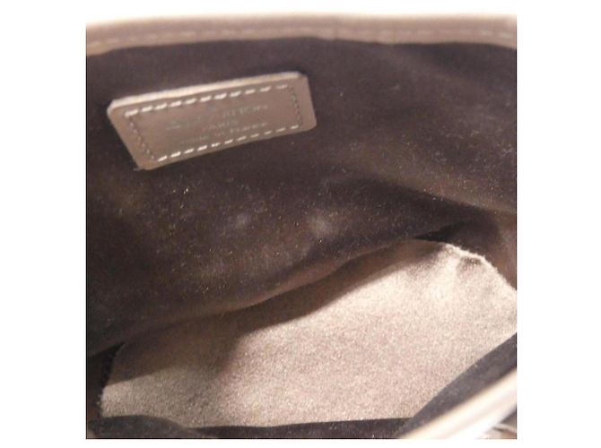 Borsa Bucket Little in Satin Monogram Louis Vuitton Beige - vista 6