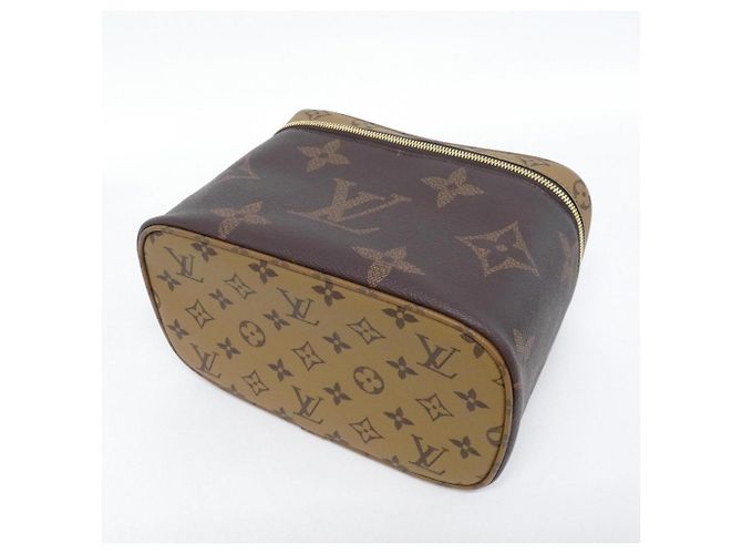 Borsa Louis Vuitton Monogram Giant Nice BB Marrone - vista 3
