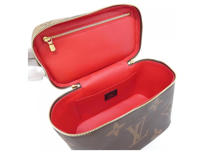 Borsa Louis Vuitton Monogram Giant Nice BB Marrone - vista 6