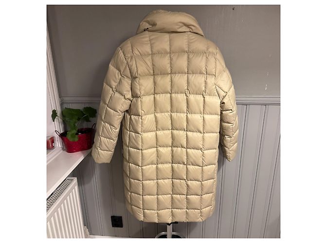 Moncler Abrigo de plumón acolchado beige - vista 2