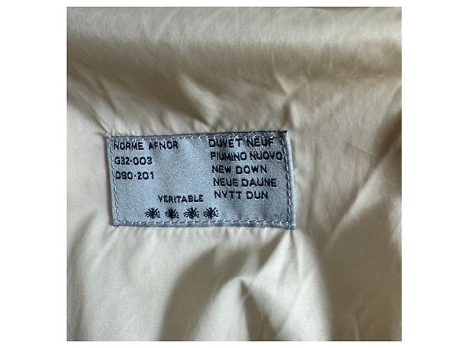Moncler Abrigo de plumón acolchado beige - vista 4