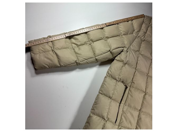 Moncler Abrigo de plumón acolchado beige - vista 8