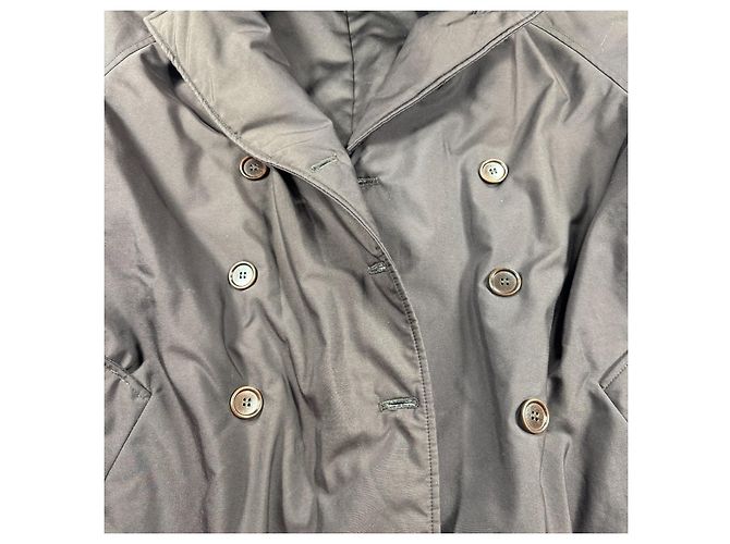 Max Mara Abrigo Cruzado Acolchado Marrón oscuro - vista 6
