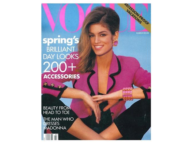 Chanel Spring 1991 Collection 25 Pink Tweed Blazer Jacket Black - view 3