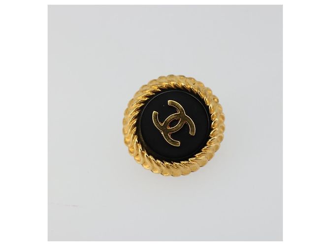 Chanel CC Clip On Metal D'oro - vista 2