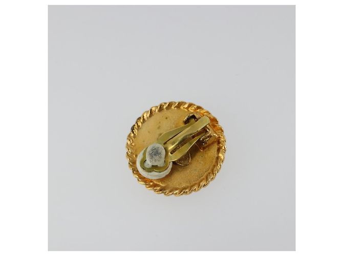 Chanel CC Clip On Metal D'oro - vista 3