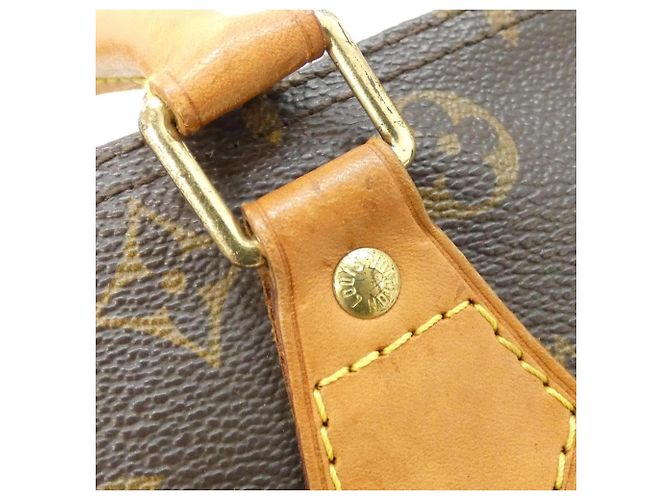Borsa Boston Louis Vuitton Monogram Speedy Marrone - vista 3