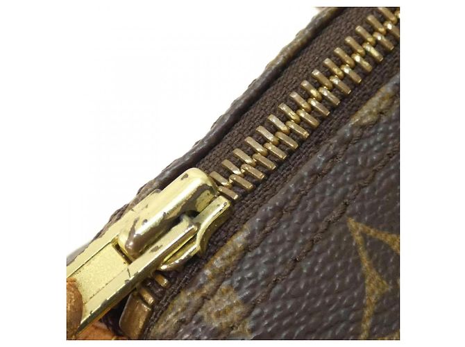 Borsa Boston Louis Vuitton Monogram Speedy Marrone - vista 7