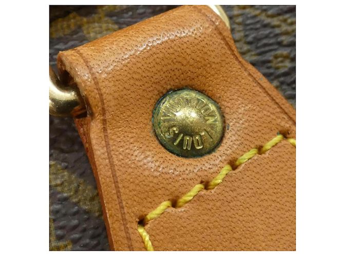 Borsa Boston Louis Vuitton Monogram Speedy Marrone - vista 7