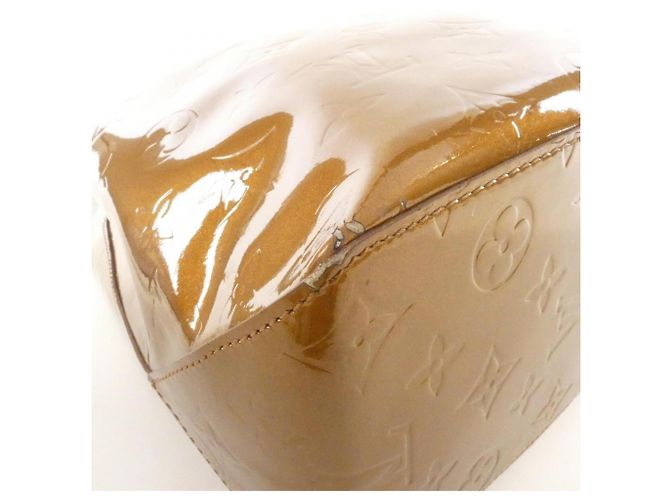 Borsa Louis Vuitton Vernis Lead MM M91143 Bronzo - vista 2