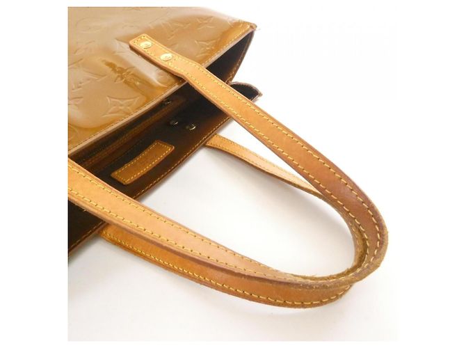 Borsa Louis Vuitton Vernis Lead MM M91143 Bronzo - vista 5
