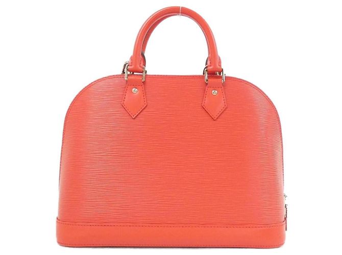 Borsa Louis Vuitton Epi Alma PM Rosso - vista 2