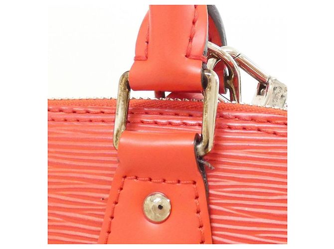 Borsa Louis Vuitton Epi Alma PM Rosso - vista 7
