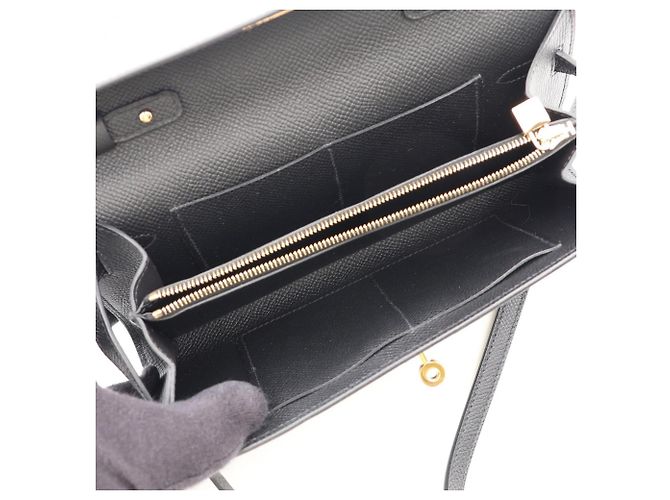Hermès Borsa a tracolla Hermes Kelly To Go Nero - vista 3