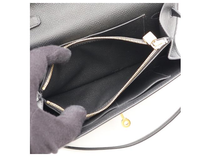 Hermès Borsa a tracolla Hermes Kelly To Go Nero - vista 4