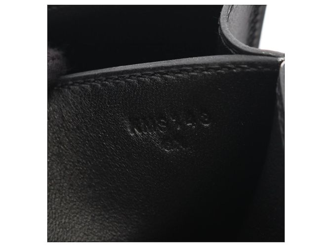 Hermès Borsa a tracolla Hermes Constance 3 Mini in pelle di vitello nera Nero - vista 5