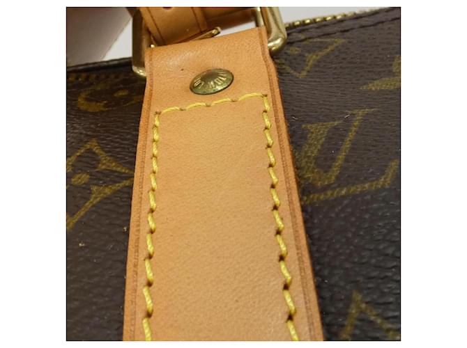Borsa Louis Vuitton Monogram Keepall Marrone - vista 4