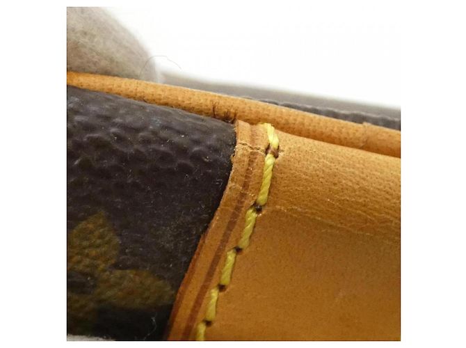 Borsa Boston Louis Vuitton Monogram Keepall Bandoulière 55cm Marrone - vista 4