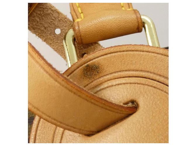 Borsa Boston Louis Vuitton Monogram Keepall Bandoulière 55cm Marrone - vista 6
