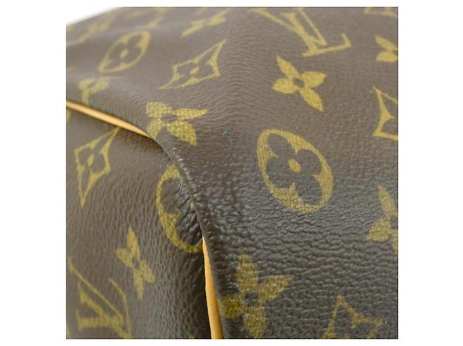 Louis Vuitton Monogram Keepall Bandoulière 60cm Bolso Boston Castaño - vista 2