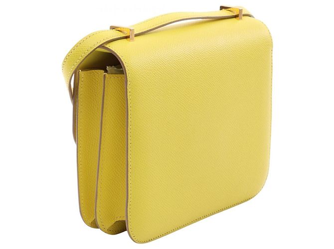 Hermès Hermes Constance 3 Mini Schultertasche Golden Gelb - Ansicht 2