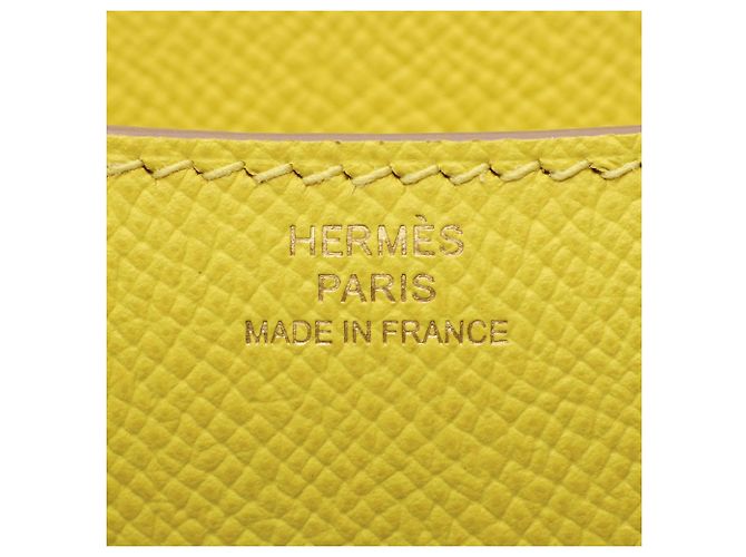 Hermès Hermes Constance 3 Mini Schultertasche Golden Gelb - Ansicht 4