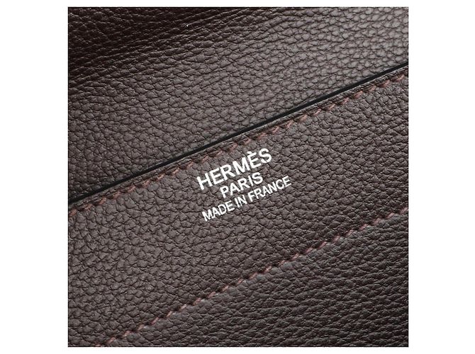Hermès Hermes Sac à Dépêches 38 Business Bag Marrone - vista 4