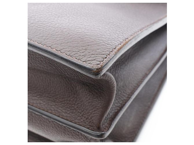 Hermès Hermes Sac à Dépêches 38 Business Bag Marrone - vista 7
