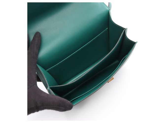 Hermès Hermes Constance 3 Mini Schultertasche Grün - Ansicht 3