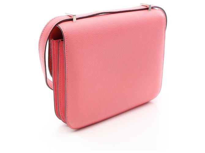 Hermès Bolso de hombro Hermes Constance 3 Mini Rosa - vista 2