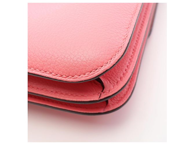 Hermès Bolso de hombro Hermes Constance 3 Mini Rosa - vista 7