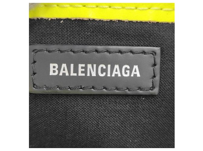 Borsa Balenciaga Beige e Giallo - vista 8