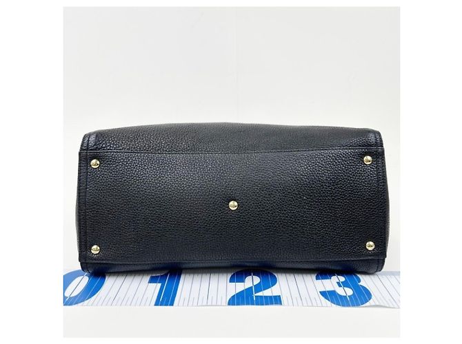 Borsa a tracolla Salvatore Ferragamo Gancini 21 F074 Nero - vista 3