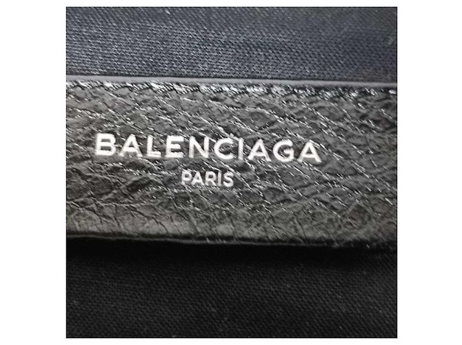 Clutch Balenciaga City in pelle nera Nero - vista 6