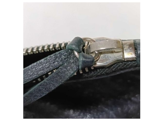 Clutch Balenciaga City in pelle nera Nero - vista 8