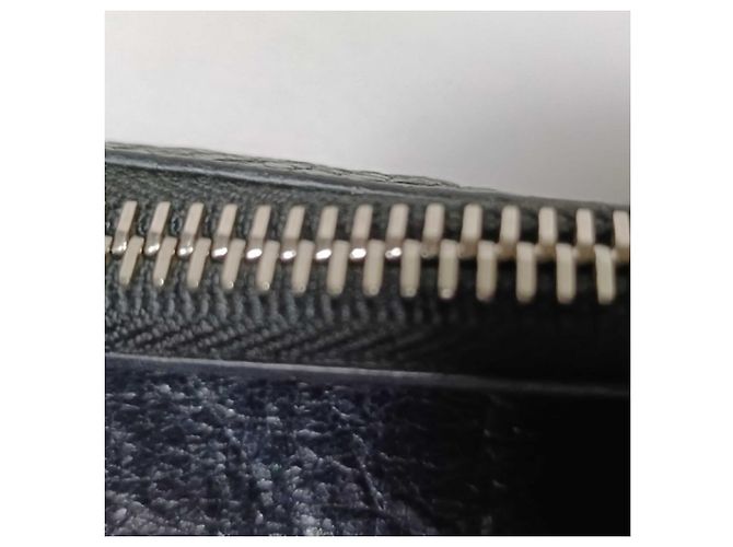 Clutch Balenciaga City in pelle nera Nero - vista 9
