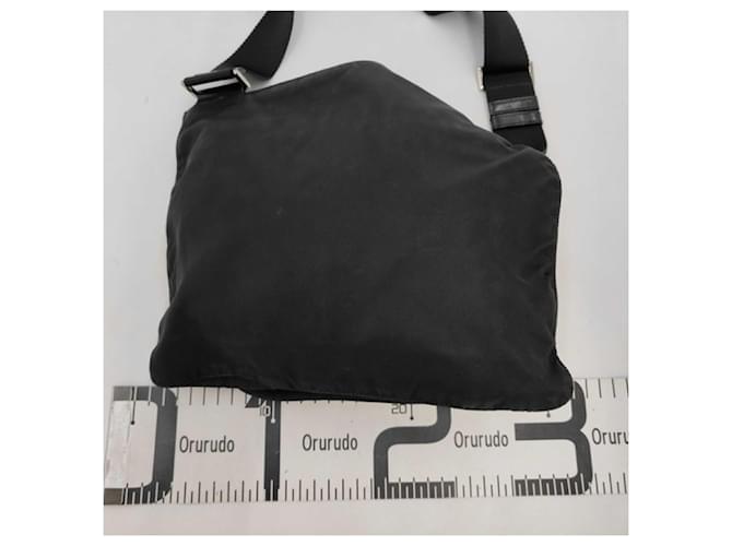 Borsa a Spalla Prada Triangle BT0520 Nero - vista 2