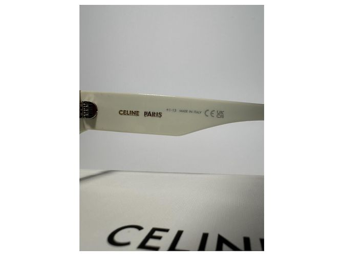 Céline Gafas de sol Celine CL40197U 25A Marfil Talla 54 (Set completo) Nuevo/Original Blanco - vista 11