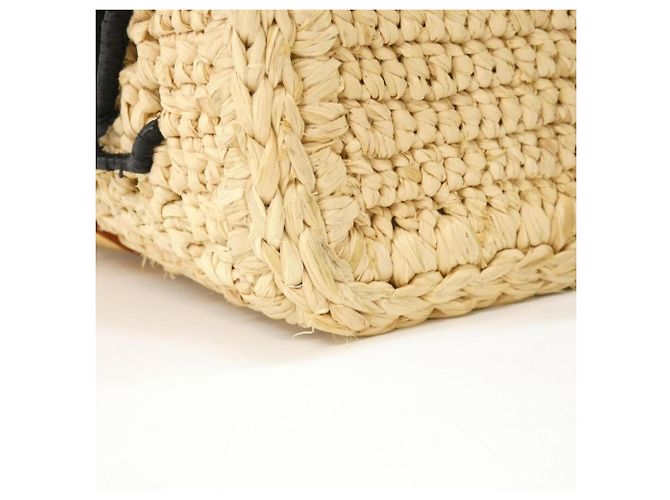 Louis Vuitton Damier Raffia Keepall Bandoulière 25cm Beige - vista 4