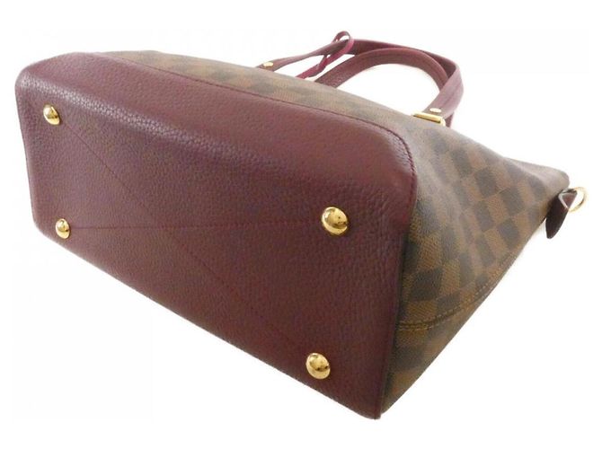 Borsa Louis Vuitton Damier Hyde Park Fuschia Damier ebene - vista 3